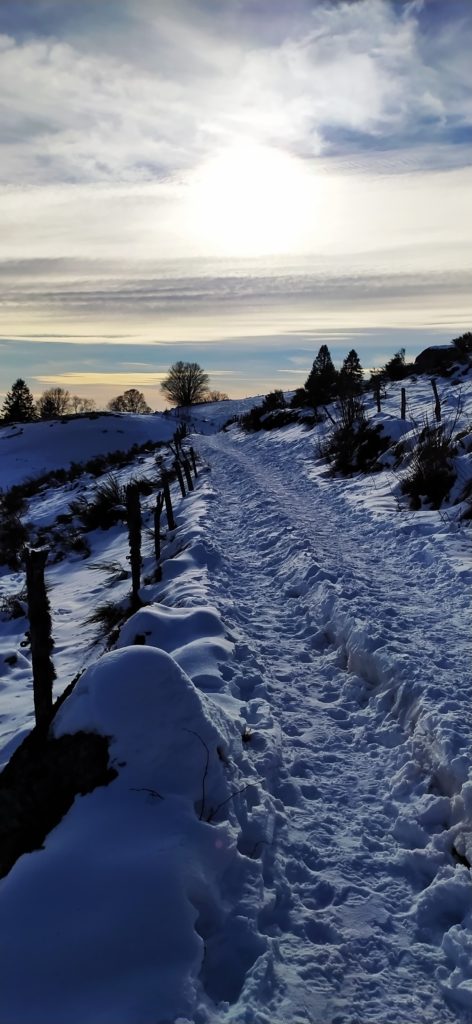 L'émotion des images, de ce qui se passe en moi quand je regarde ces paysages. 